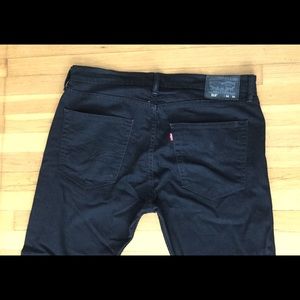 Levi’s 512 Slim Taper 28” Inseam Black Jeans